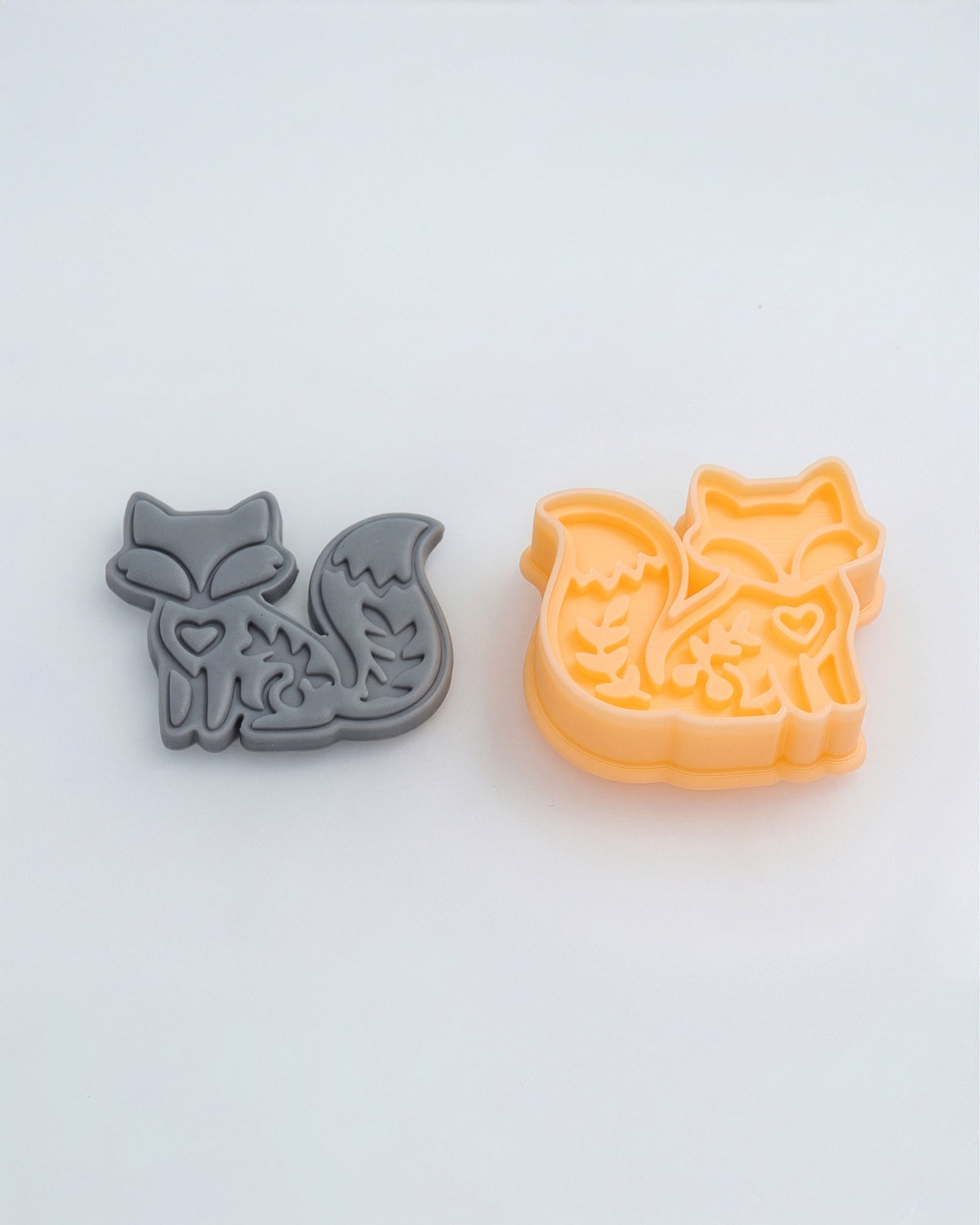 Woodland Animal Folk Imprint Clay Cutter Set – Process