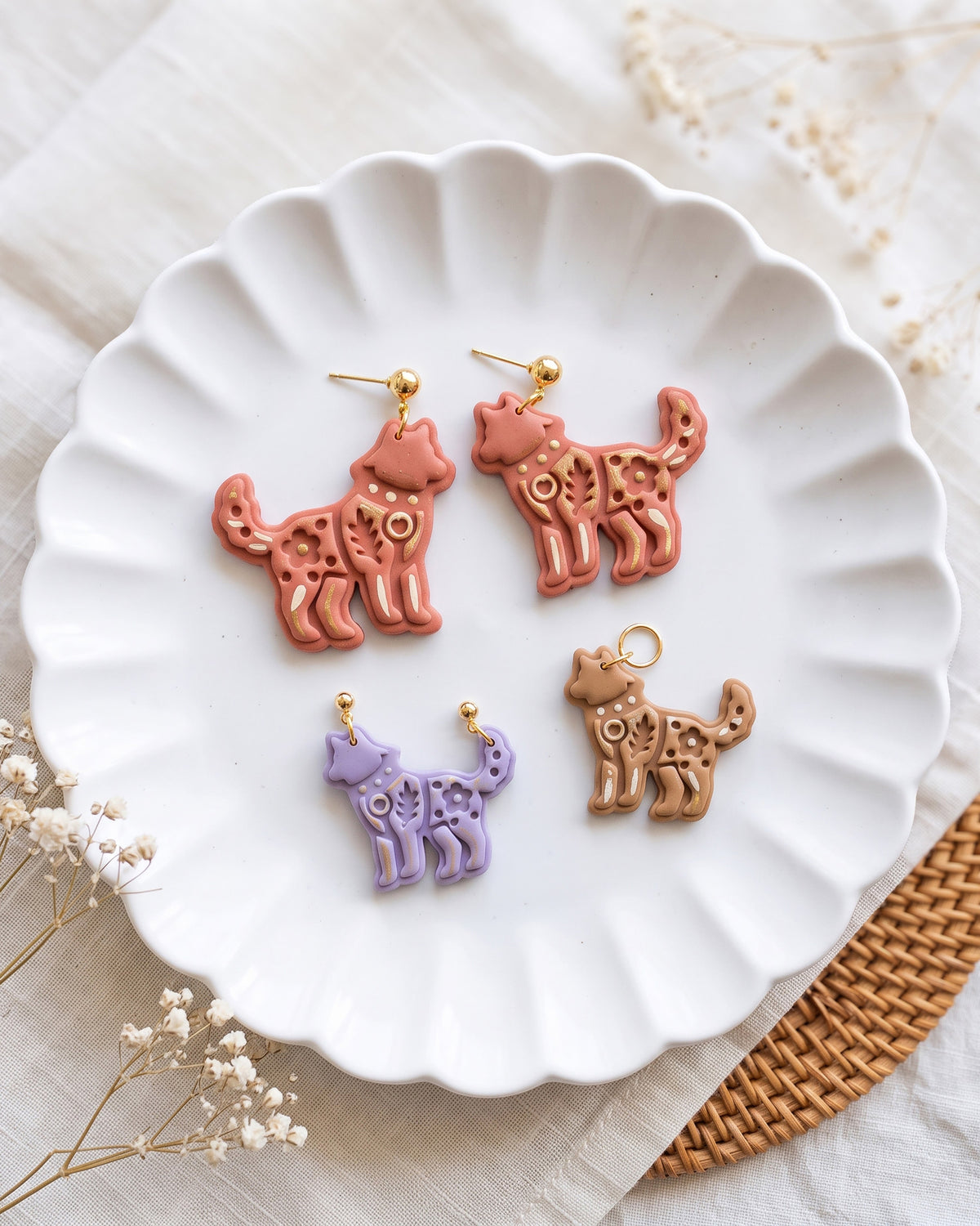 Scandi Folk Wolf Imprint Clay Cutter – Lifestyle