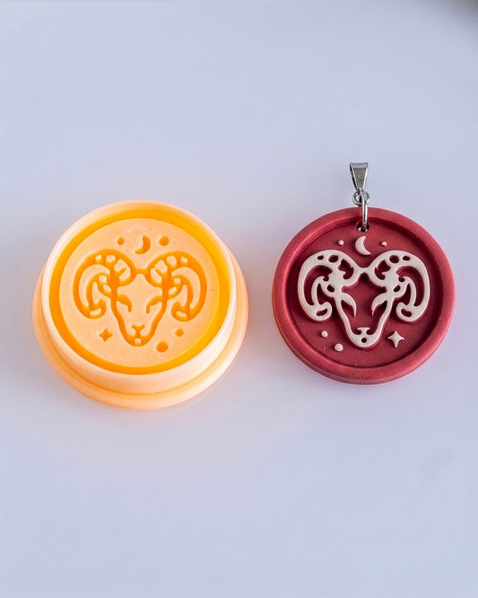 Aries Zodiac Imprint Clay Cutter – Process