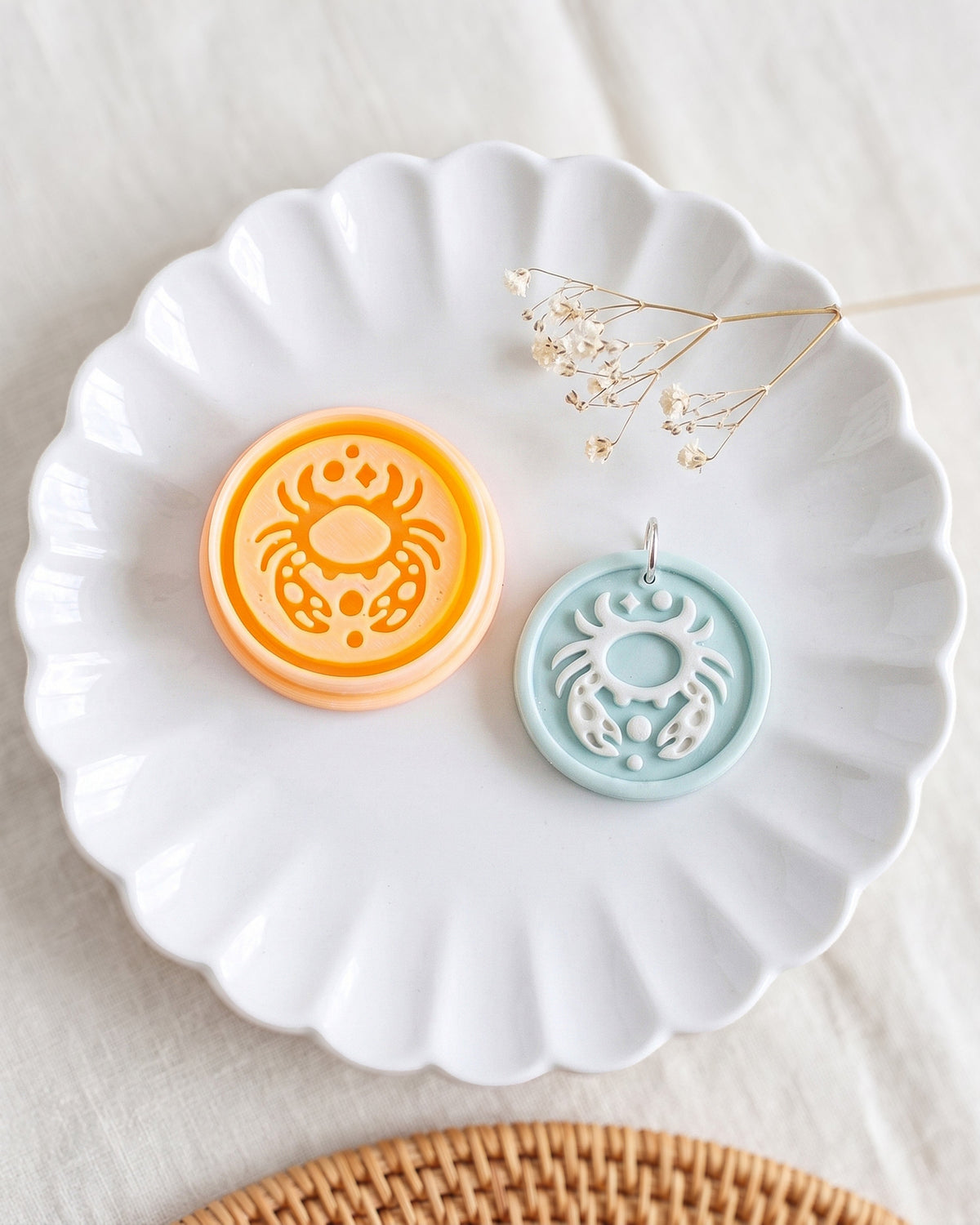 Cancer Zodiac Imprint Clay Cutter – Process