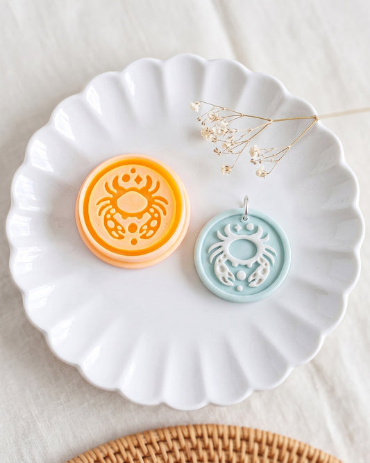 Cancer Zodiac Imprint Clay Cutter – Process