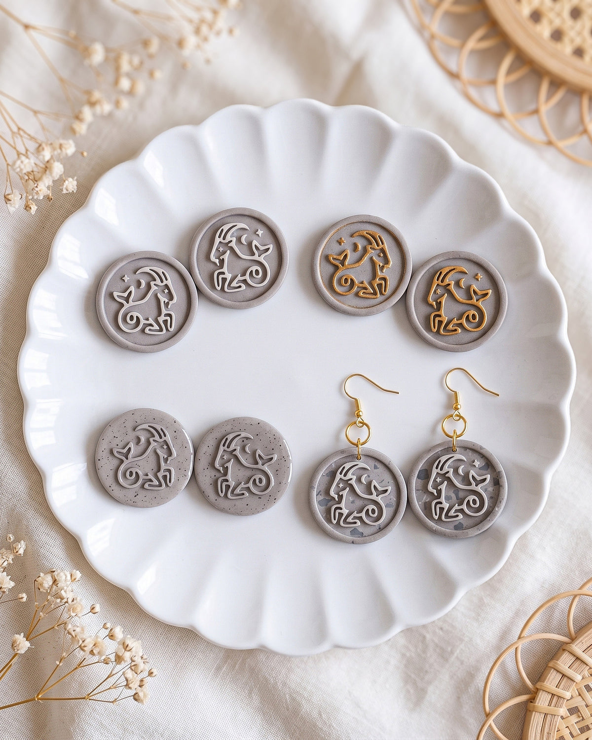 Capricorn Zodiac Imprint Clay Cutter – Creative Variations