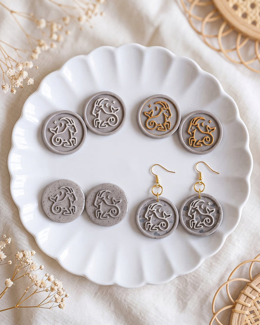 Capricorn Zodiac Imprint Clay Cutter – Creative Variations