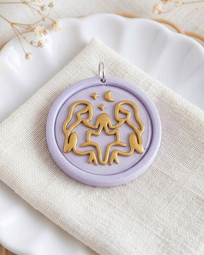 Gemini Zodiac Imprint Clay Cutter – Detail