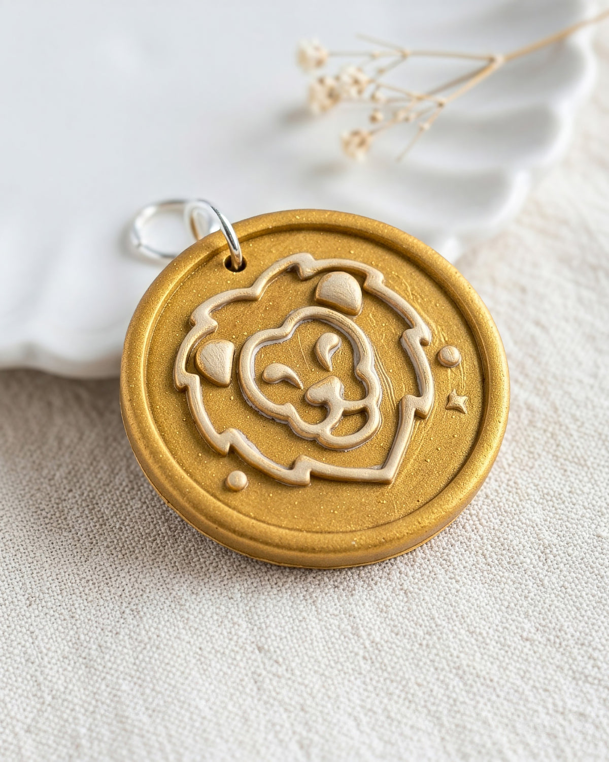 Leo Zodiac Imprint Clay Cutter – Detail
