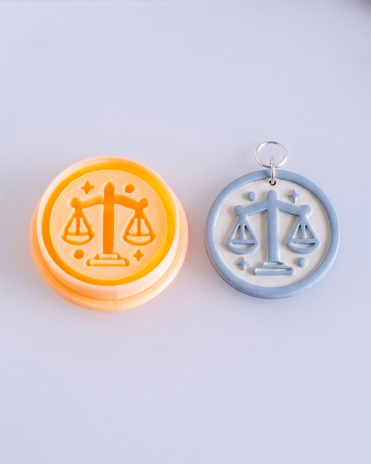 Libra Zodiac Imprint Clay Cutter – Process