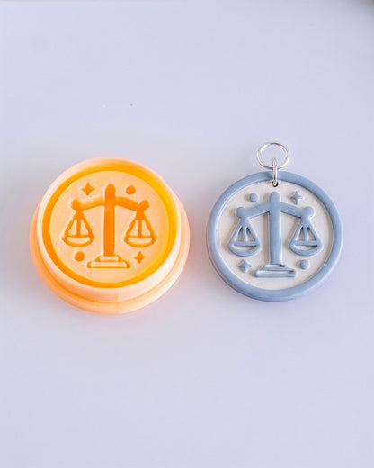 Libra Zodiac Imprint Clay Cutter – Process