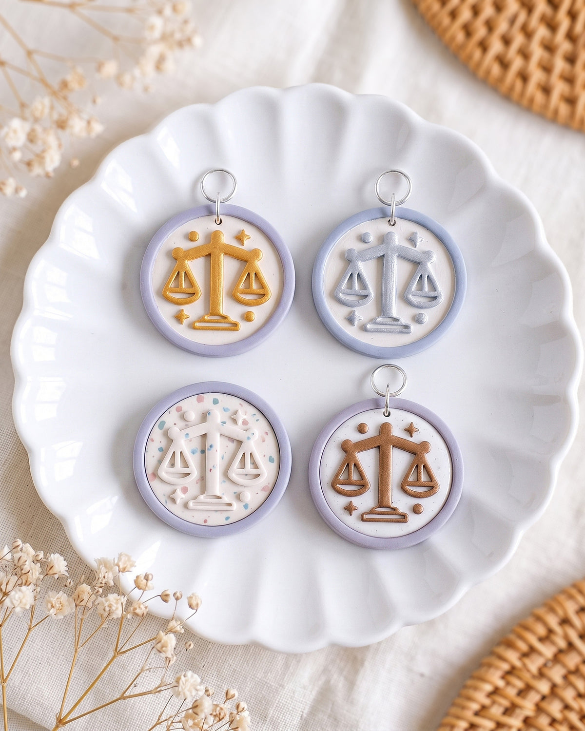 Libra Zodiac Imprint Clay Cutter – Creative Variations