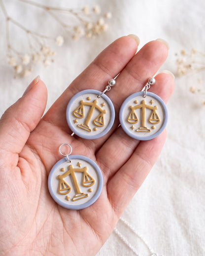 Libra Zodiac Imprint Clay Cutter – Hand Scale