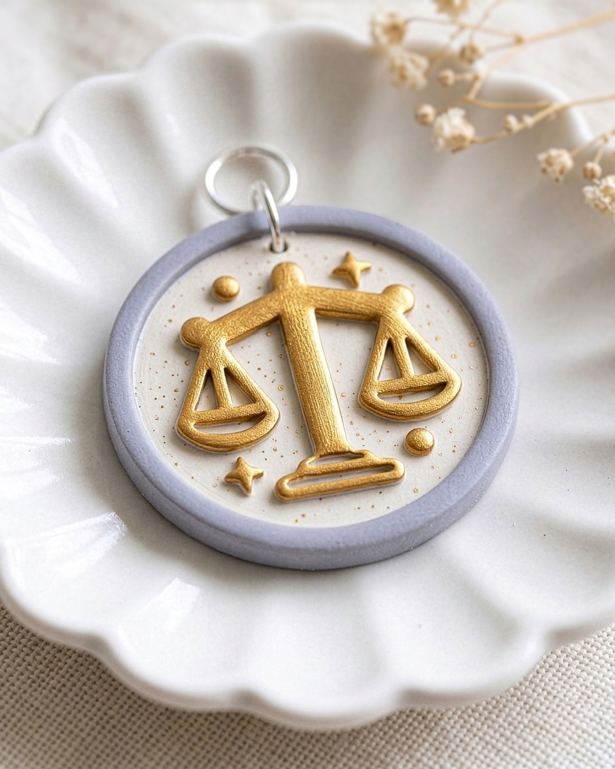 Libra Zodiac Imprint Clay Cutter – Detail