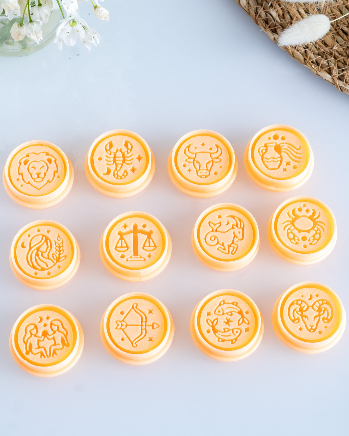 Zodiac Imprint Clay Cutter Set – Full Set (12 Designs)