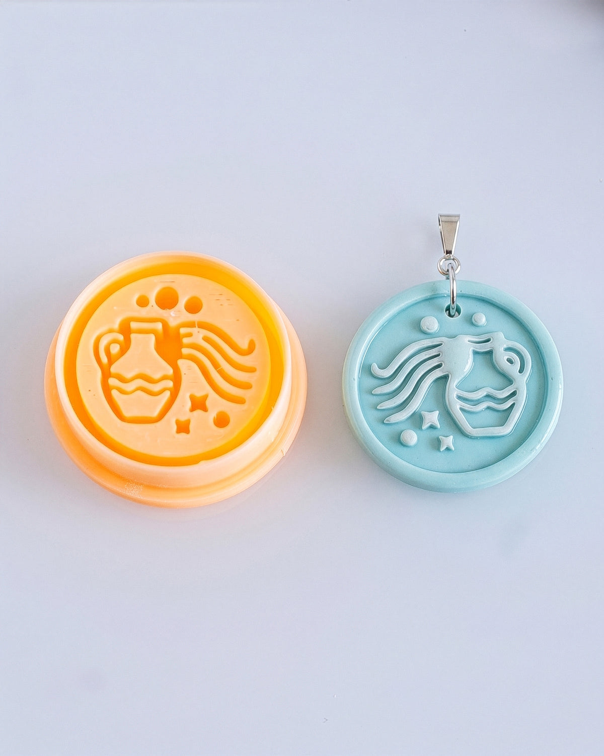 Zodiac Imprint Clay Cutter Set – Aquarius