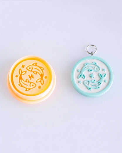 Pisces Zodiac Imprint Clay Cutter – Process