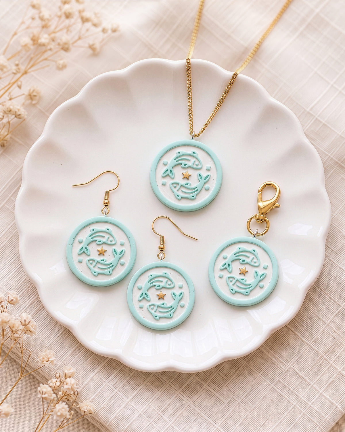 Pisces Zodiac Imprint Clay Cutter – Collection