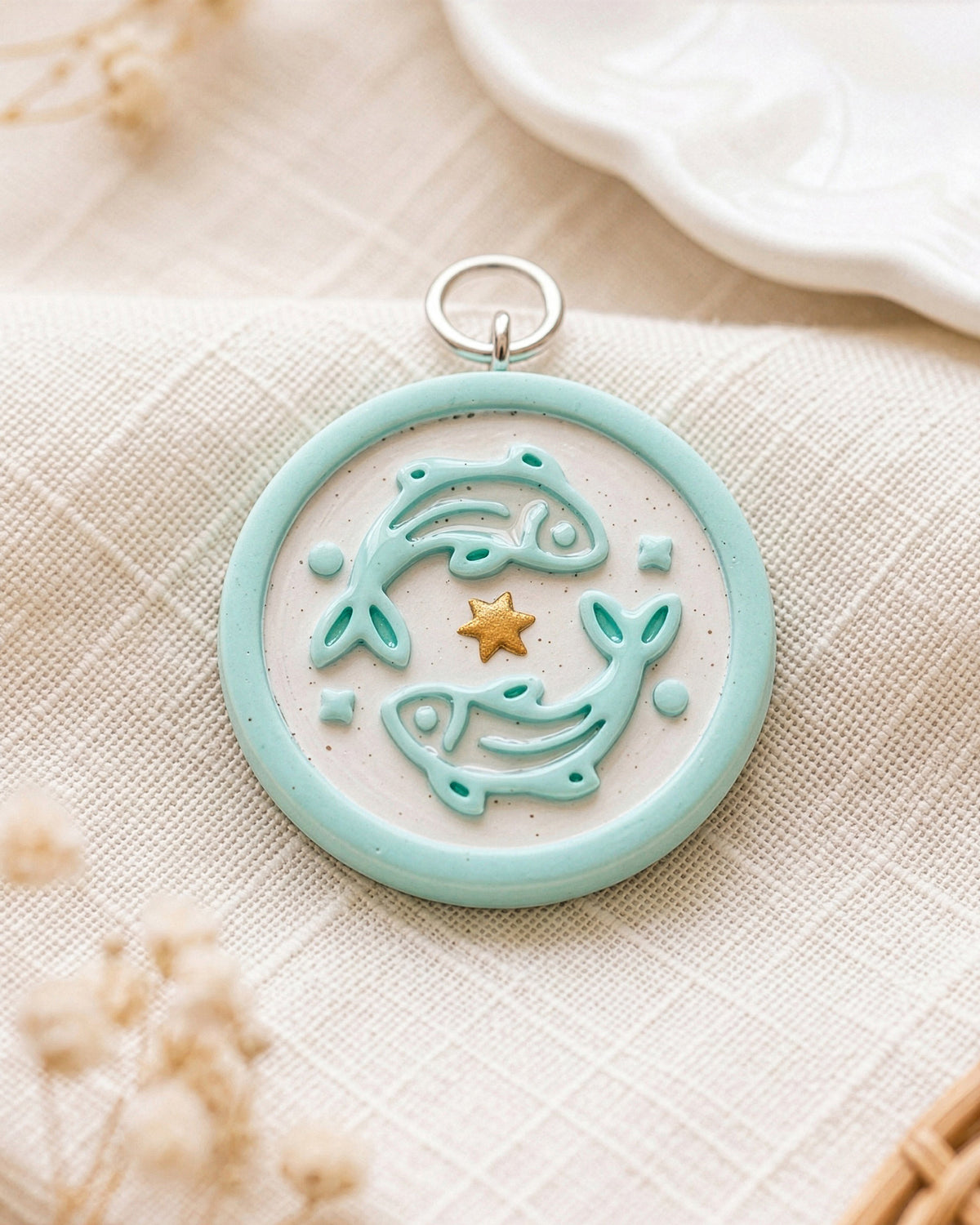 Pisces Zodiac Imprint Clay Cutter – Detail
