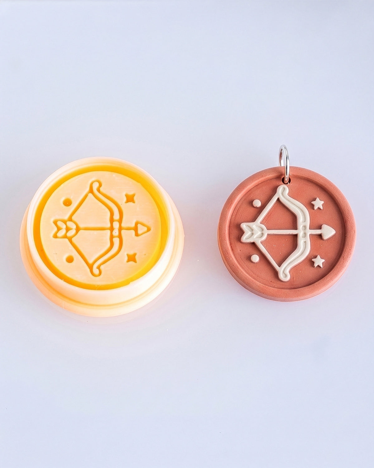 Sagittarius Zodiac Imprint Clay Cutter – Process