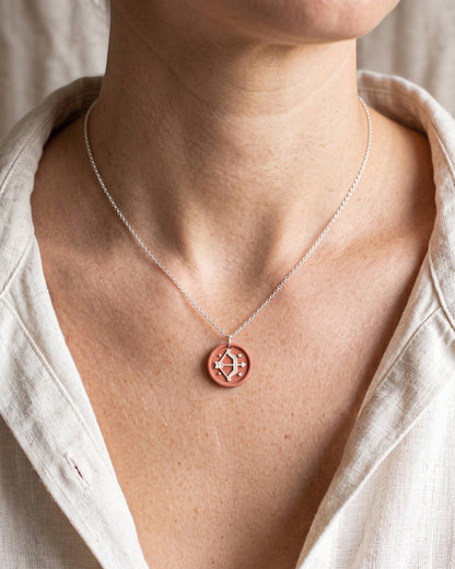 Sagittarius Zodiac Imprint Clay Cutter – Wear Shot