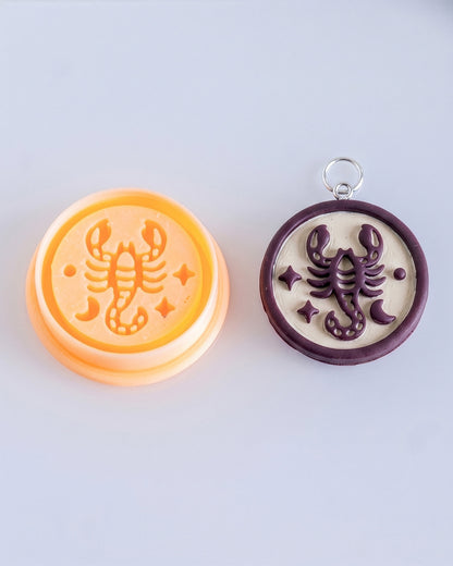 Scorpio Zodiac Imprint Clay Cutter – Process