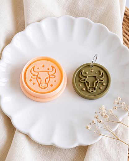 Taurus Zodiac Imprint Clay Cutter – Process