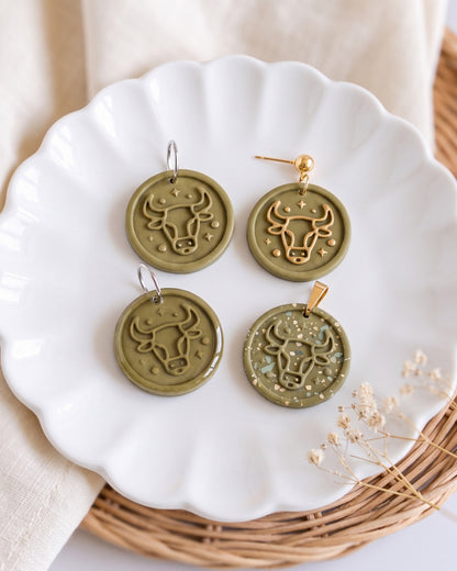 Taurus Zodiac Imprint Clay Cutter – Creative Variations