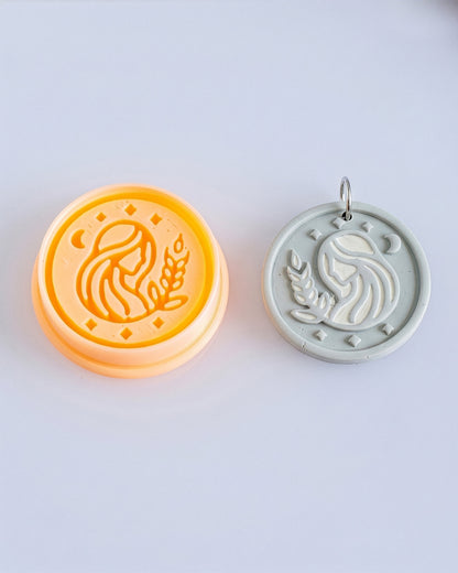 Virgo Zodiac Imprint Clay Cutter – Process