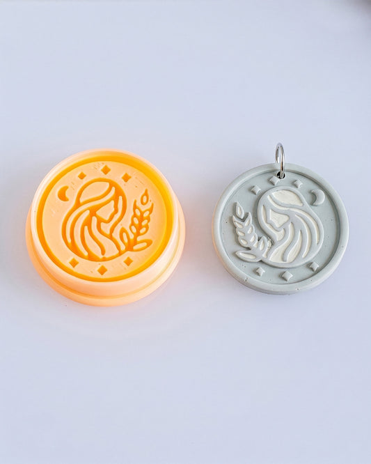 Virgo Zodiac Imprint Clay Cutter – Process