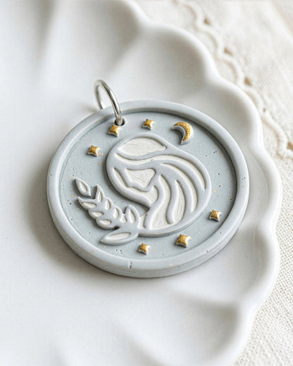 Virgo Zodiac Imprint Clay Cutter – Detail